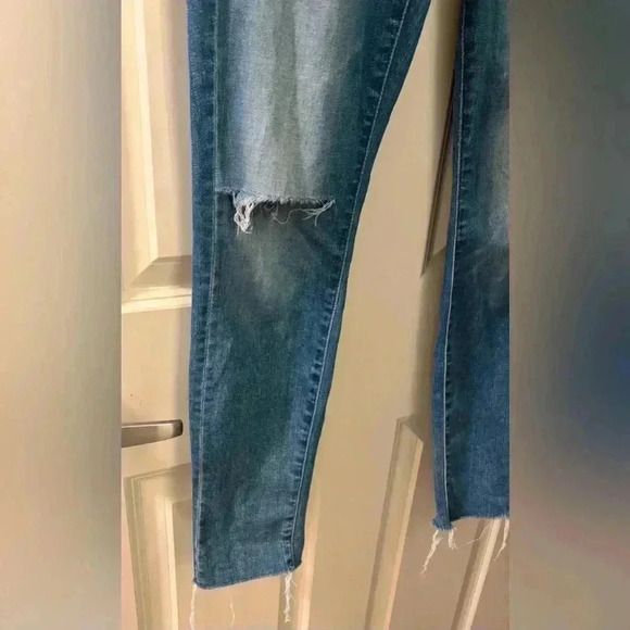 Mother Denim The Looker Fray Skinny Jeans, Size 27 - Picture 2 of 11